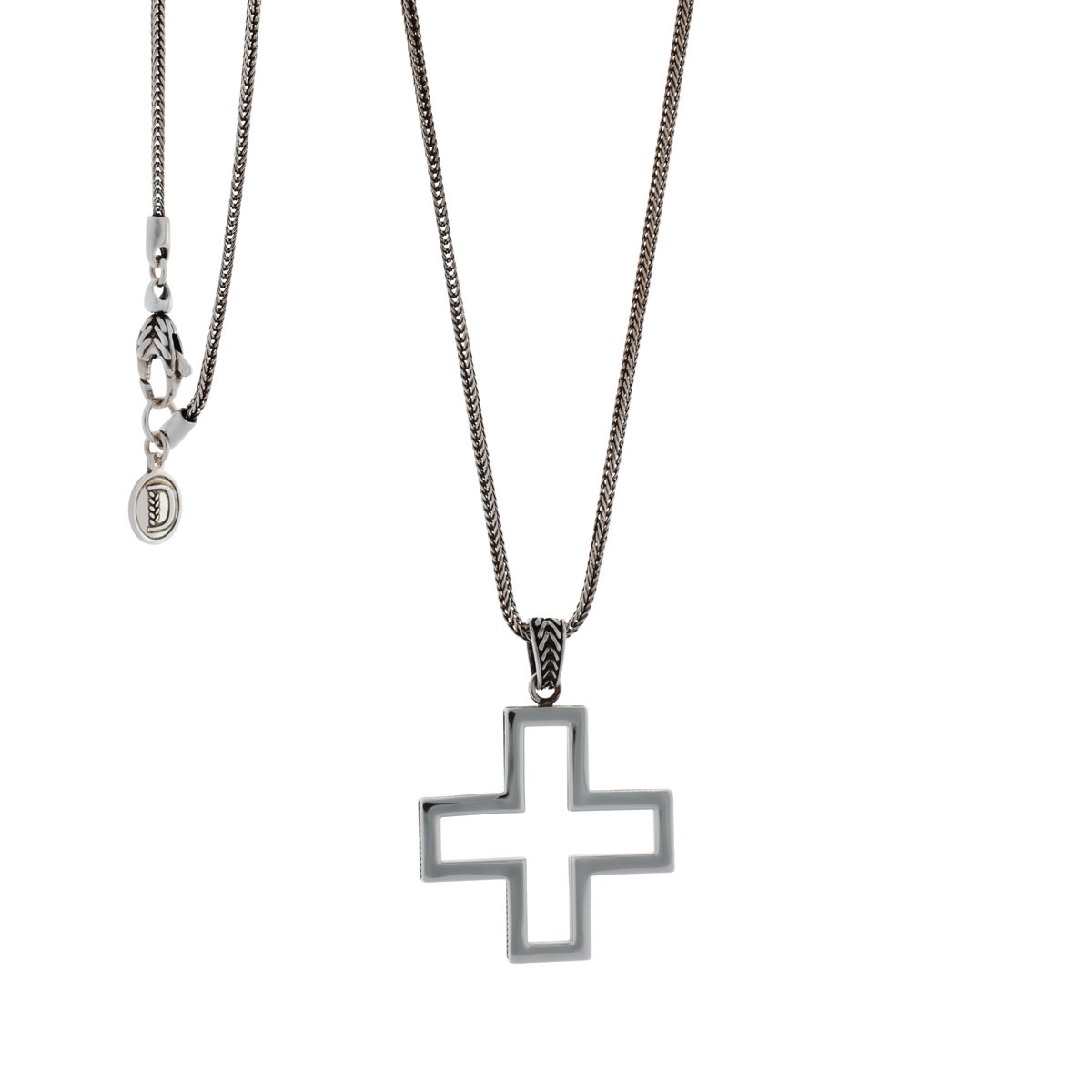 Collana croce greca realizzato in argento 925 dal brand dueaerre 1938